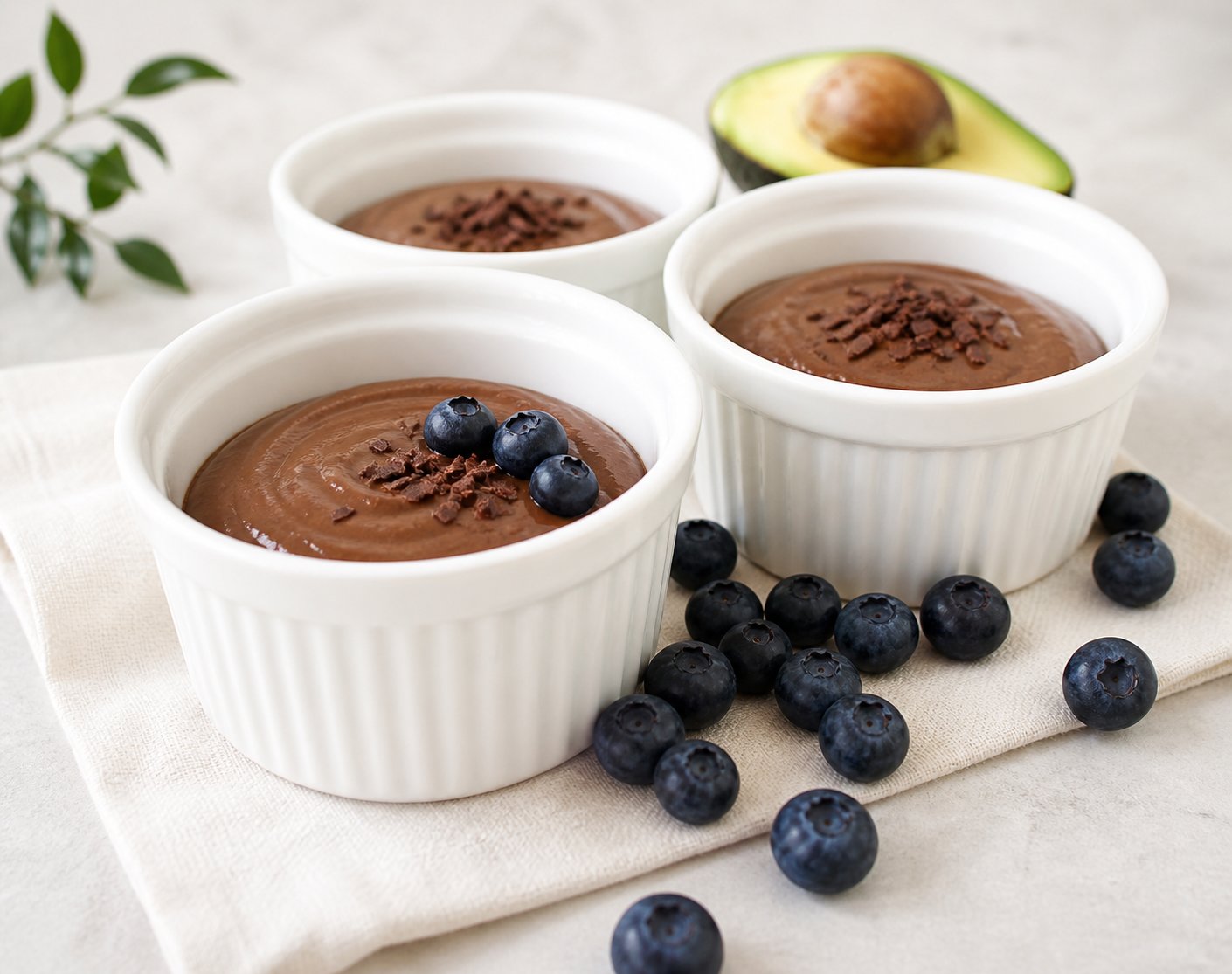 Mousse au chocolat énergisante