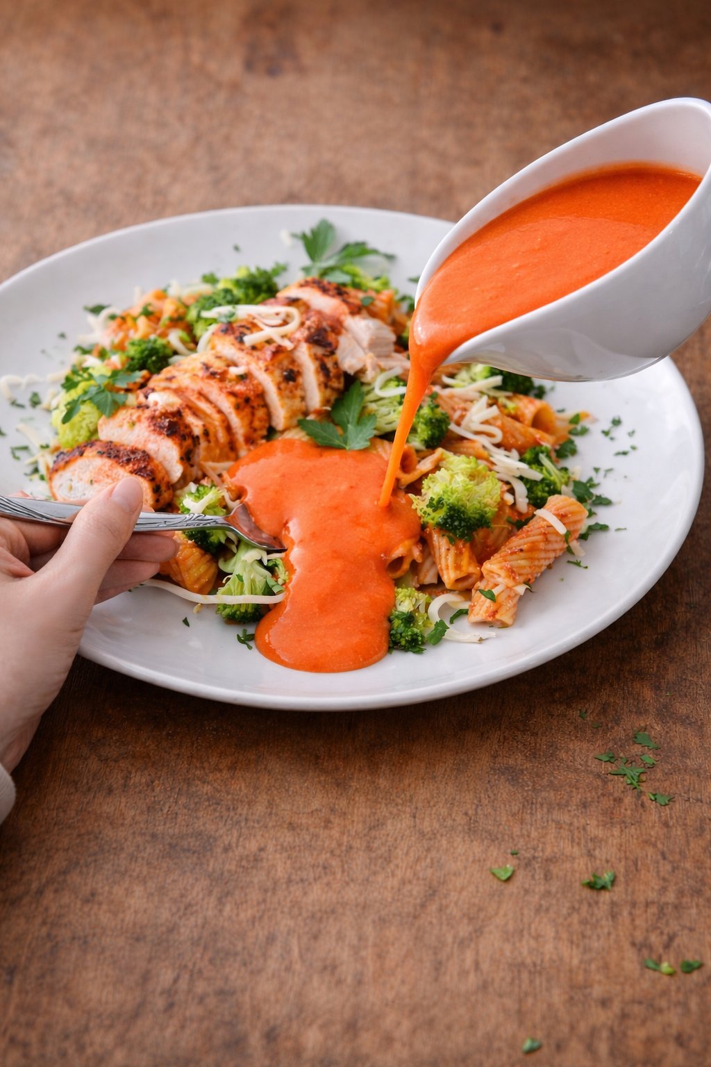 Sauce rosée maison protéinée 🍅