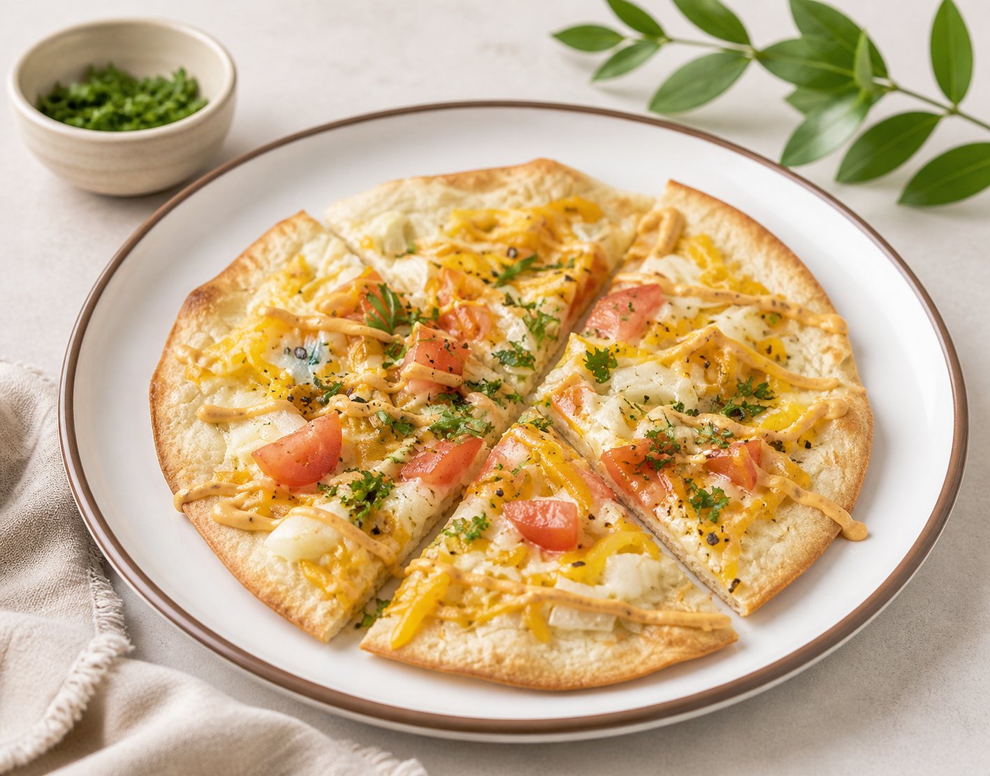 Snack rapide aux tortillas