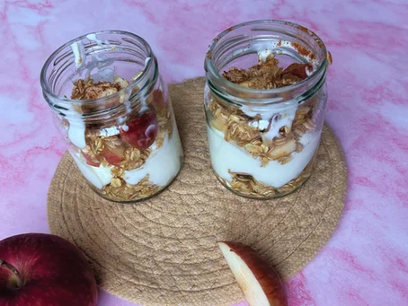 Croustade aux pommes en pot