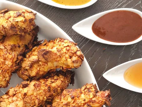 Filets de poulet panés aux flocons de maïs