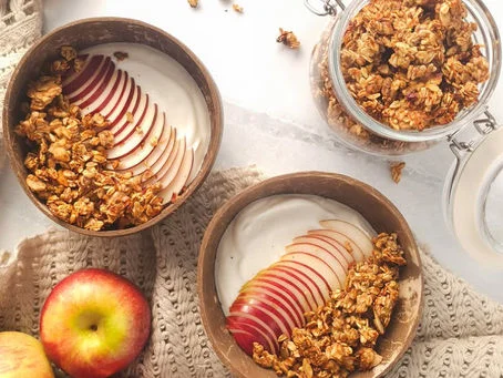 Granola croustillant style tarte aux pommes!