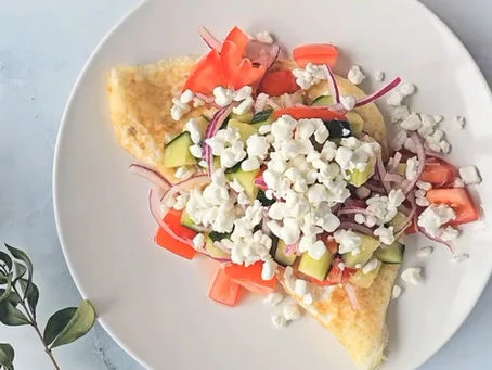 Omelette aux Blancs d’Œufs à la Grecque