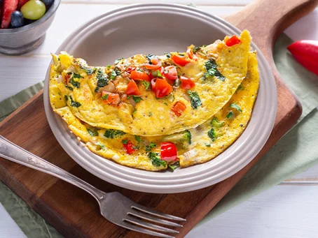 Omelette aux légumes – Un délice rapide et nourrissant !