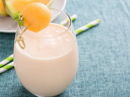 Smoothie cantaloup