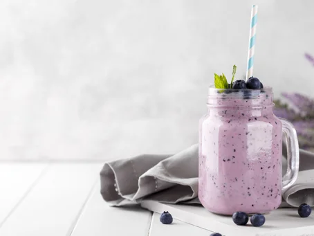 Smoothie Complet aux Bleuets & Banane