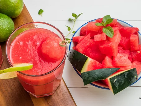 Smoothie melon d'eau rafraichissant