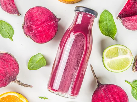 Smoothie rose énergie