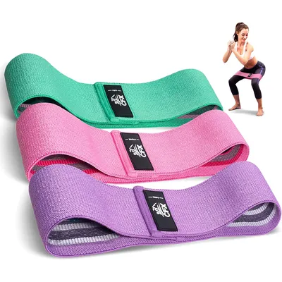 Lot de 3 booty bands en tissu